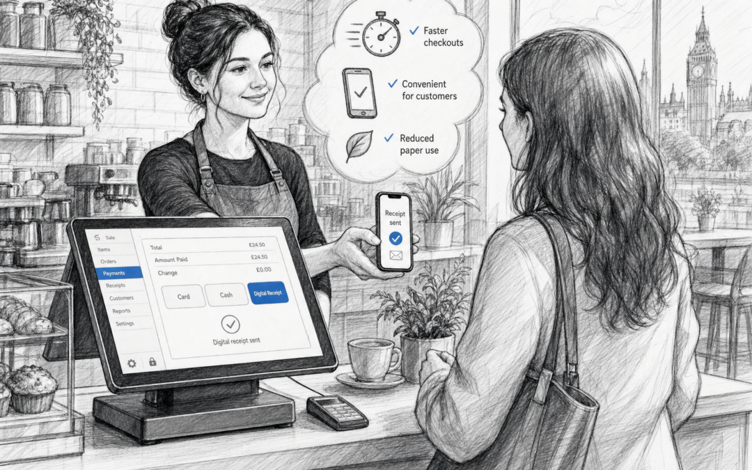Why Digital Receipts Are a Smart EPOS Upgrade for UK Retail and Hospitality Businesses