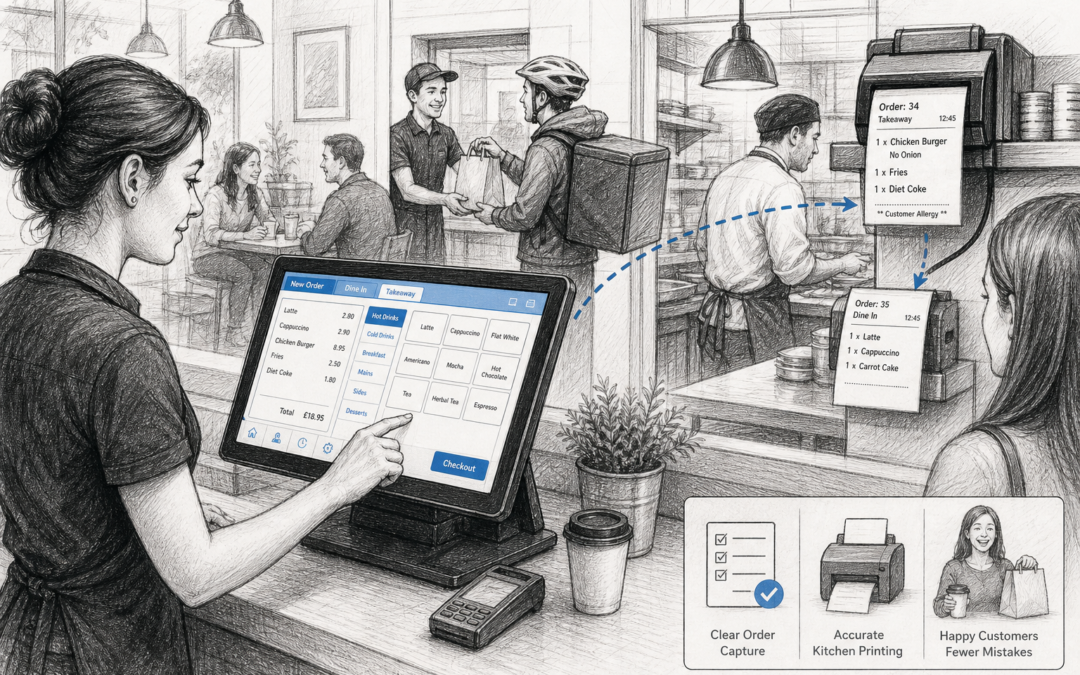 How EPOS Software Improves Order Accuracy in UK Cafés, Restaurants and Takeaways