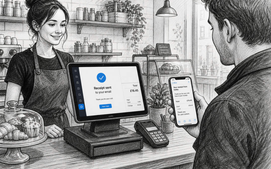 Why Digital Receipts Make EPOS Simpler for UK Retail and Hospitality Businesses